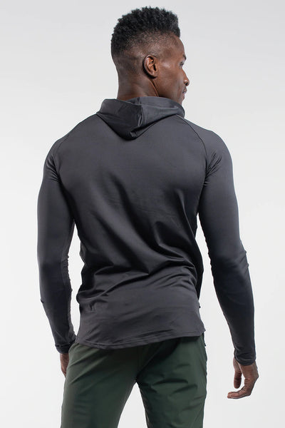 Stealth Hoodie - Charcoal - photo from back #color_charcoal