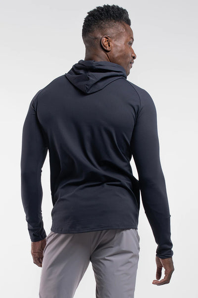 Stealth Hoodie - Navy - photo from back #color_navy