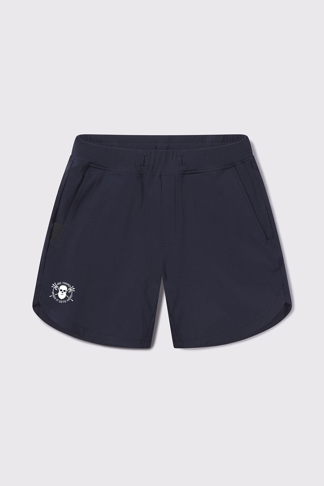 Be Hard Adapt Short - Cadet - photo from front flat lay 7 inch #color_cadet