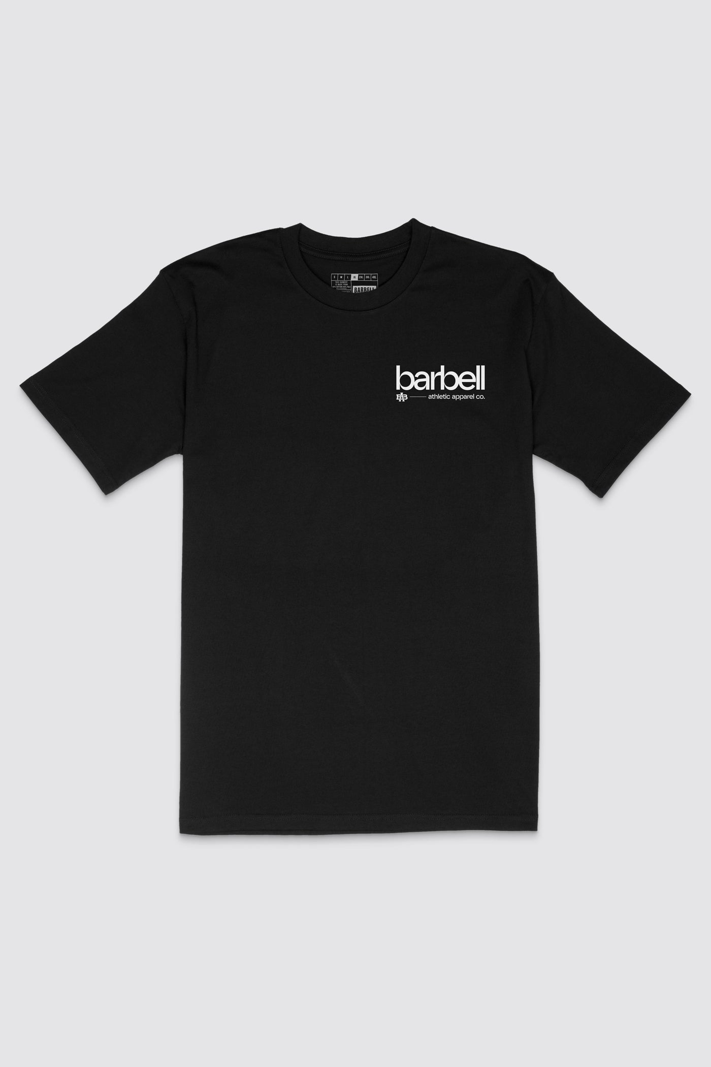 Blueprint Heavyweight Tee- Black - photo from front flat lay #color_black