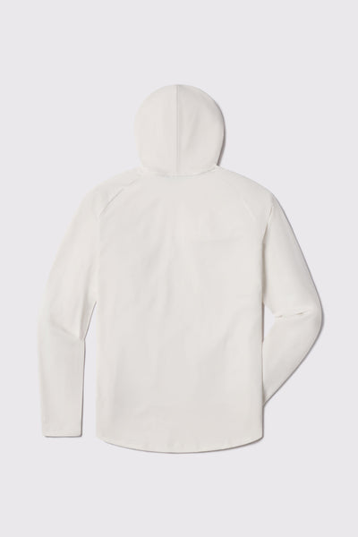 Blueprint Stealth Hoodie - Cream - photo from back flat lay #color_cream