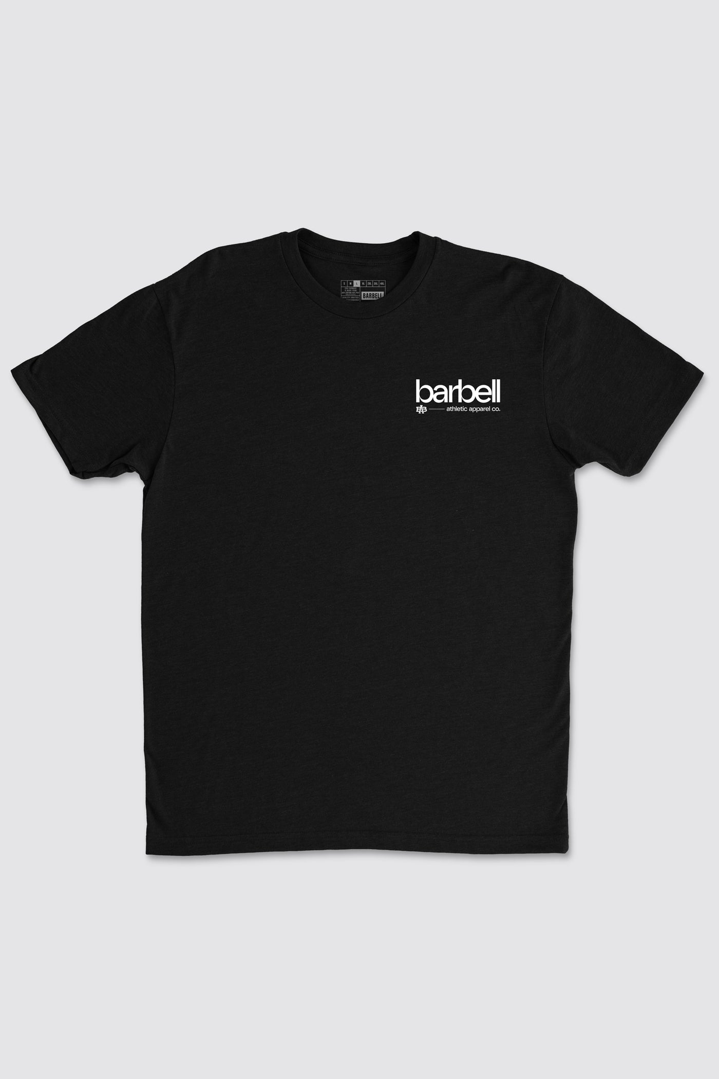 Blueprint Tee- Black - photo from front flat lay #color_black