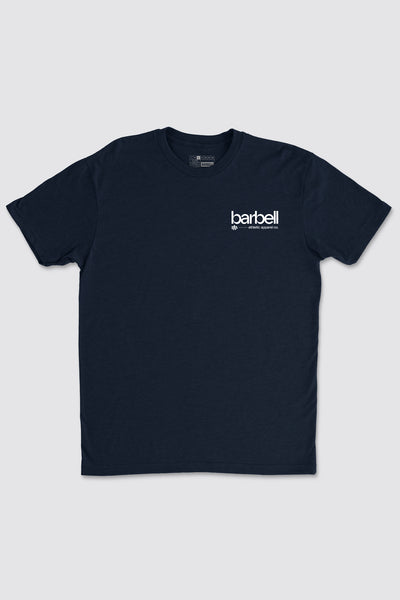 Blueprint Tee- Navy - photo from front flat lay #color_navy