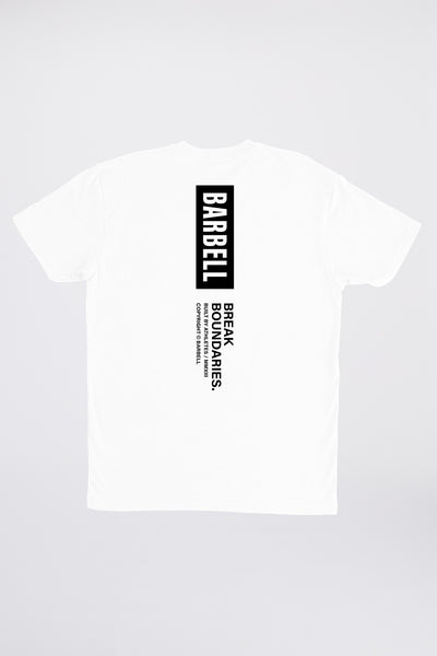 Boundaries Tee - White - photo from back #color_white