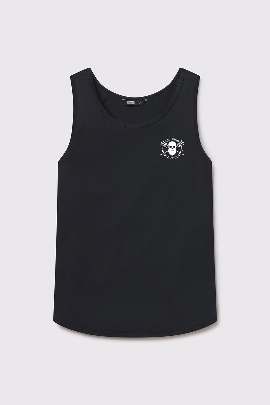 Be Hard Ultralight Phantom Tank - Black - photo from front flat lay #color_black