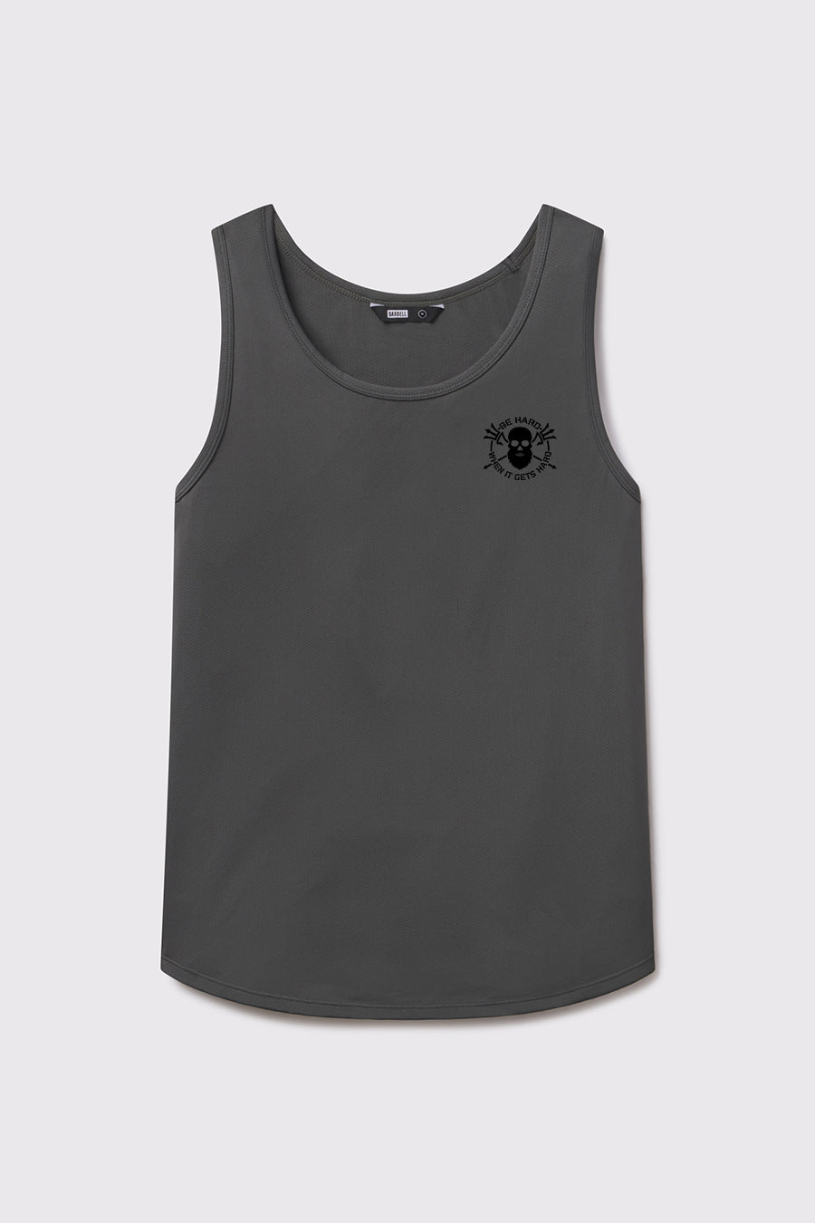 Be Hard Ultralight Phantom Tank - Charcoal - photo from front flat lay #color_charcoal