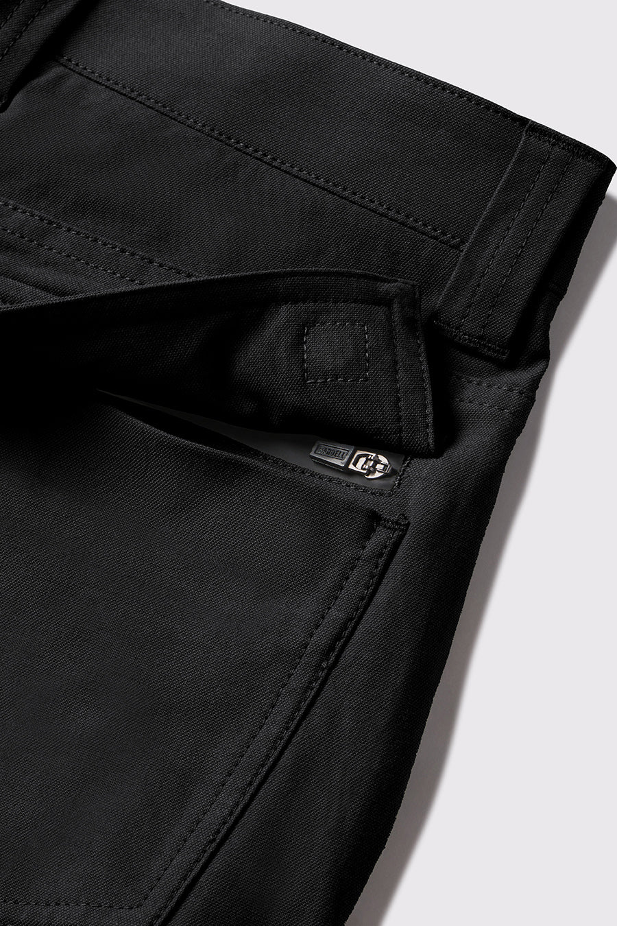 Covert Pant - Black - photo from back pocket detail #color_black