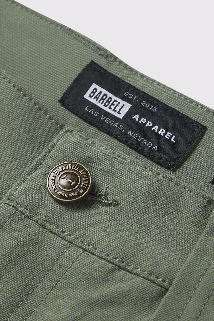 Covert Pant - Sage - photo from button detail #color_sage