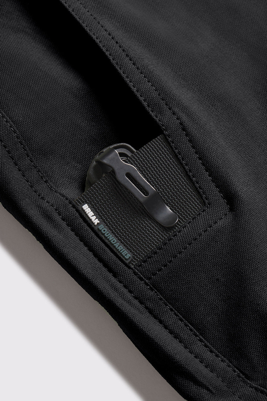 Covert Pant - Black - photo from knife clip detail #color_black