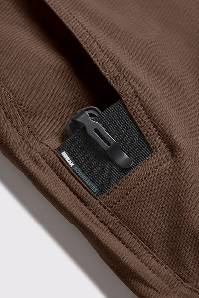 Covert Pant - Dark Earth - photo from knife clip detail #color_dark-earth