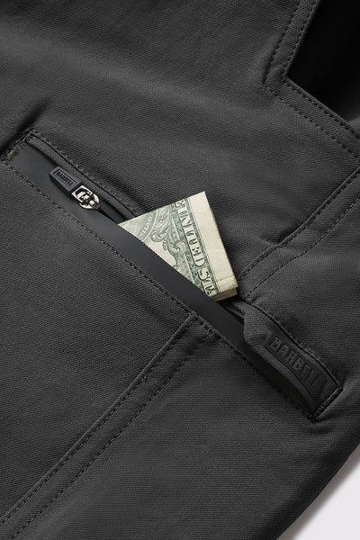 Covert Pant - Charcoal - photo from lower pocket detail #color_charcoal