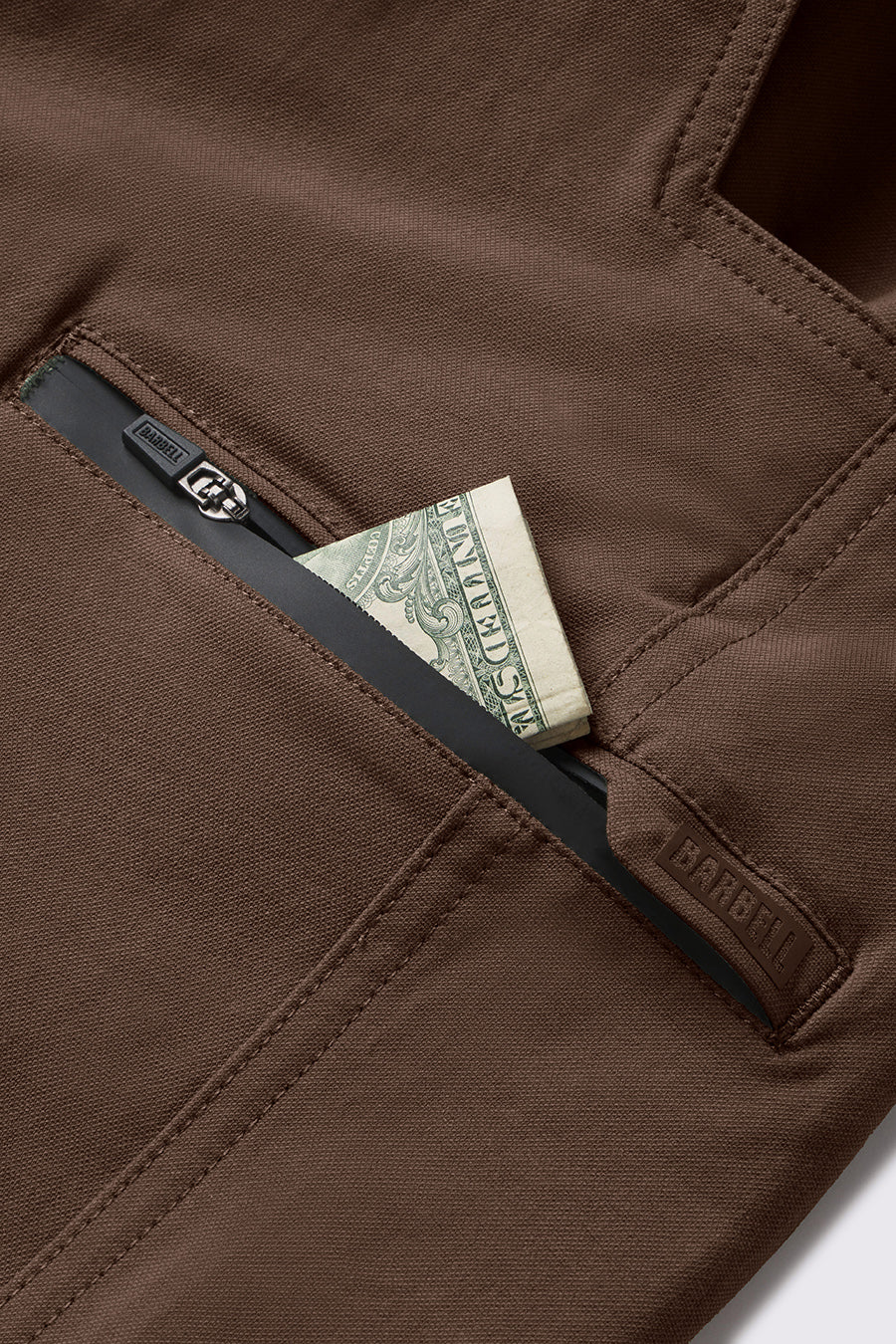 Covert Pant - Dark Earth - photo from lower pocket detail #color_dark-earth