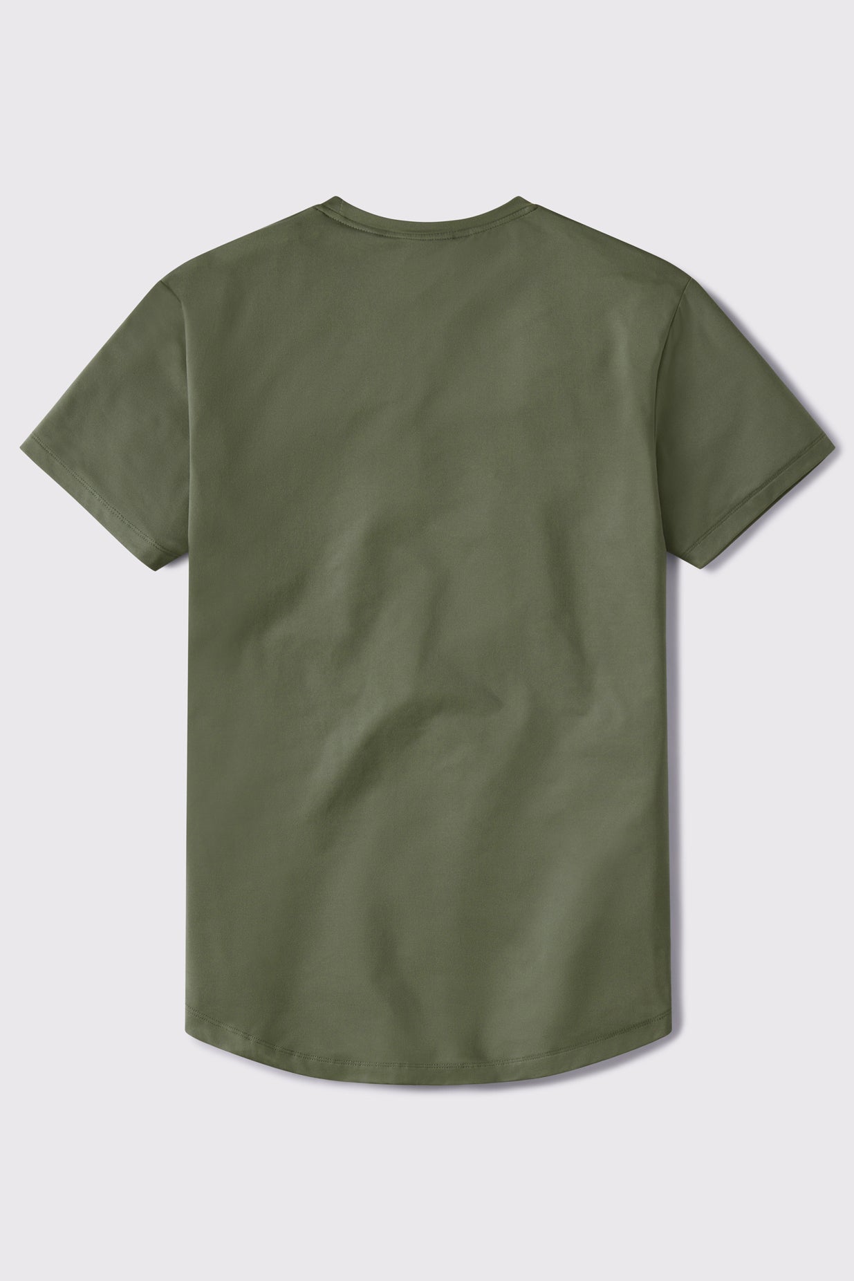 Fitted Drop Hem - Sage - photo from back flat lay #color_sage