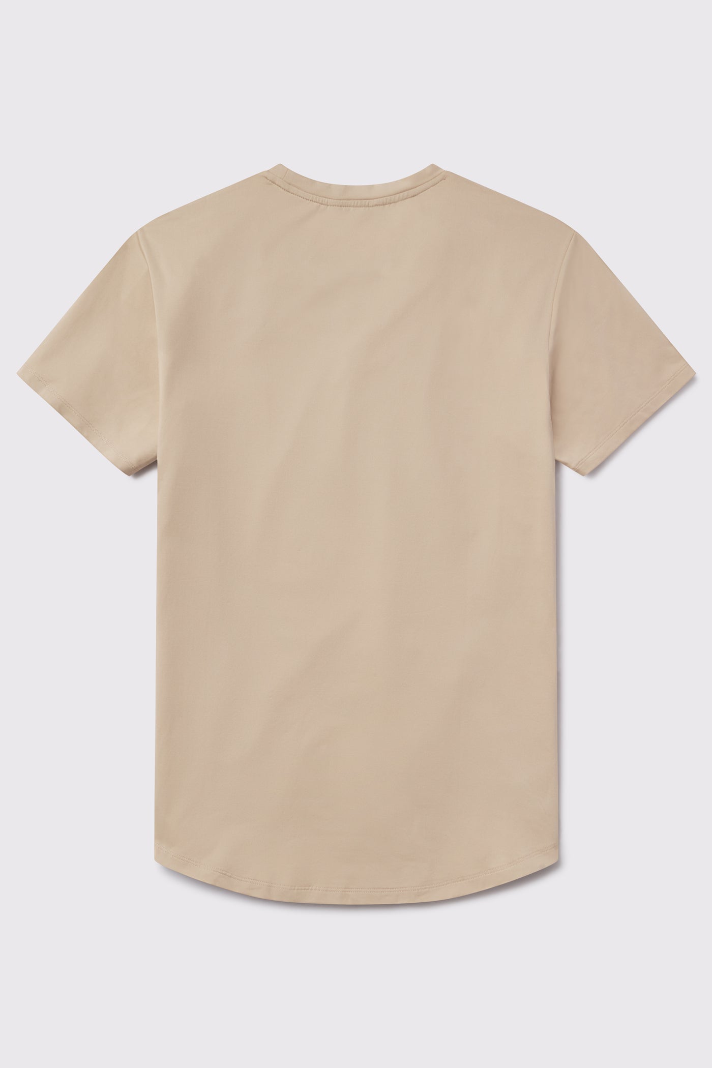 Fitted Drop Hem - Sand - photo from back flat lay #color_sand