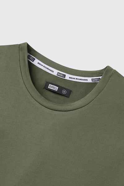 Fitted Drop Hem - Sage - photo from collar detail #color_sage