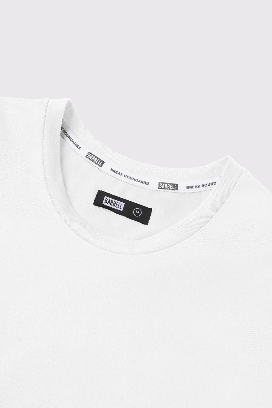Fitted Drop Hem - White - photo from collar detail #color_white