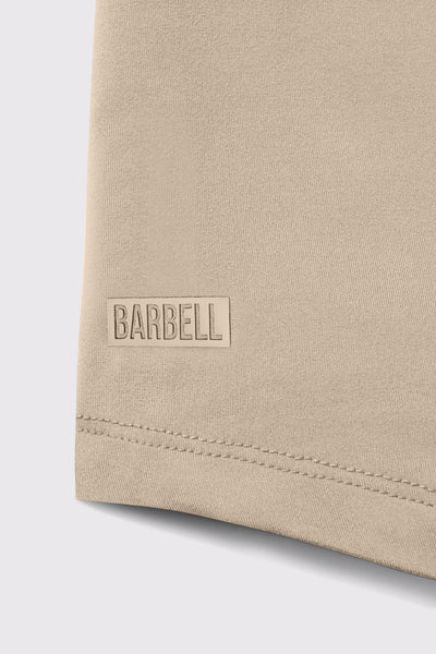 Fitted Drop Hem - Sand - photo from detail flat lay #color_sand