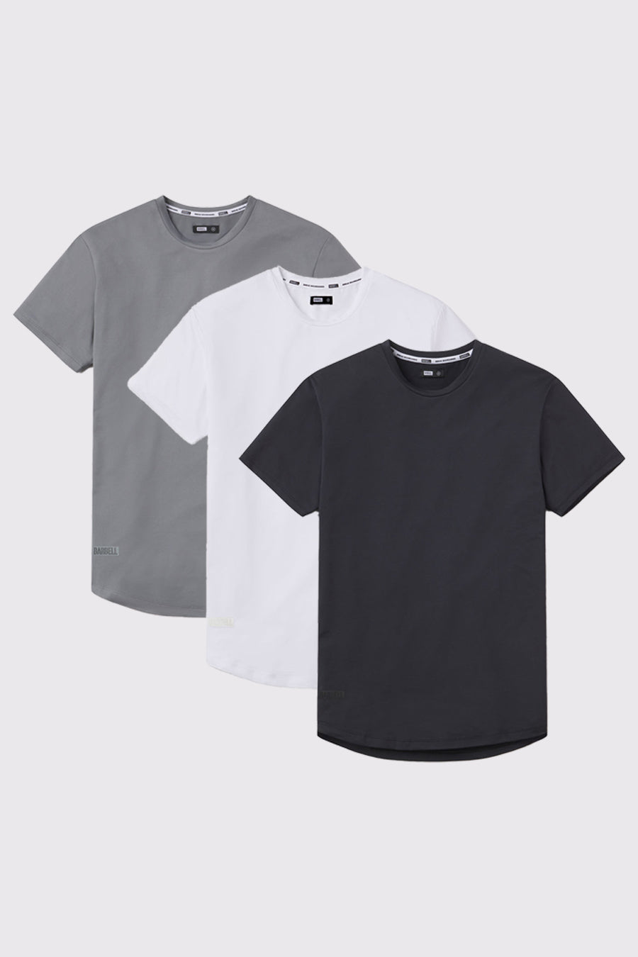 Fitted Drop Hem - Essential pack - photo from front flat lay #color_essential-3-pack