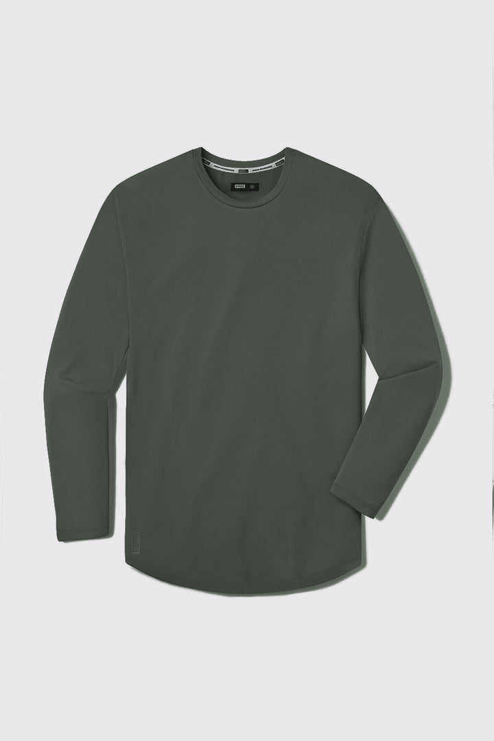 【CPGN STUDIO】Heavy Overfit Plain Long Sleeve Tee fitted-drop-hem-long-sleeve-