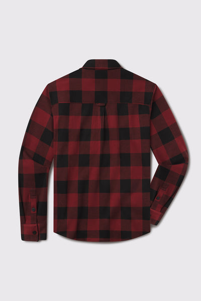 Frontier Flannel - Forge - photo from back flat lay #color_forge
