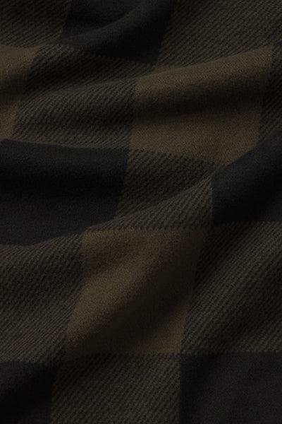 Frontier Flannel - Pine - photo from fabric detail flat lay #color_pine