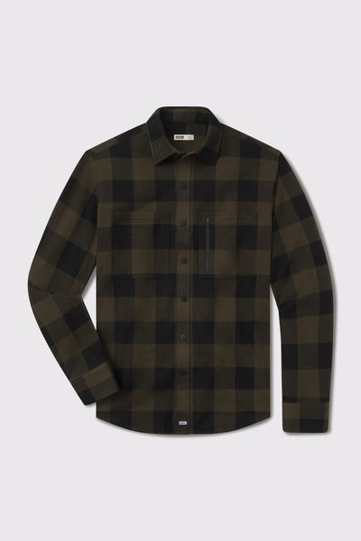 Frontier Flannel - Pine - photo from front flat lay #color_pine