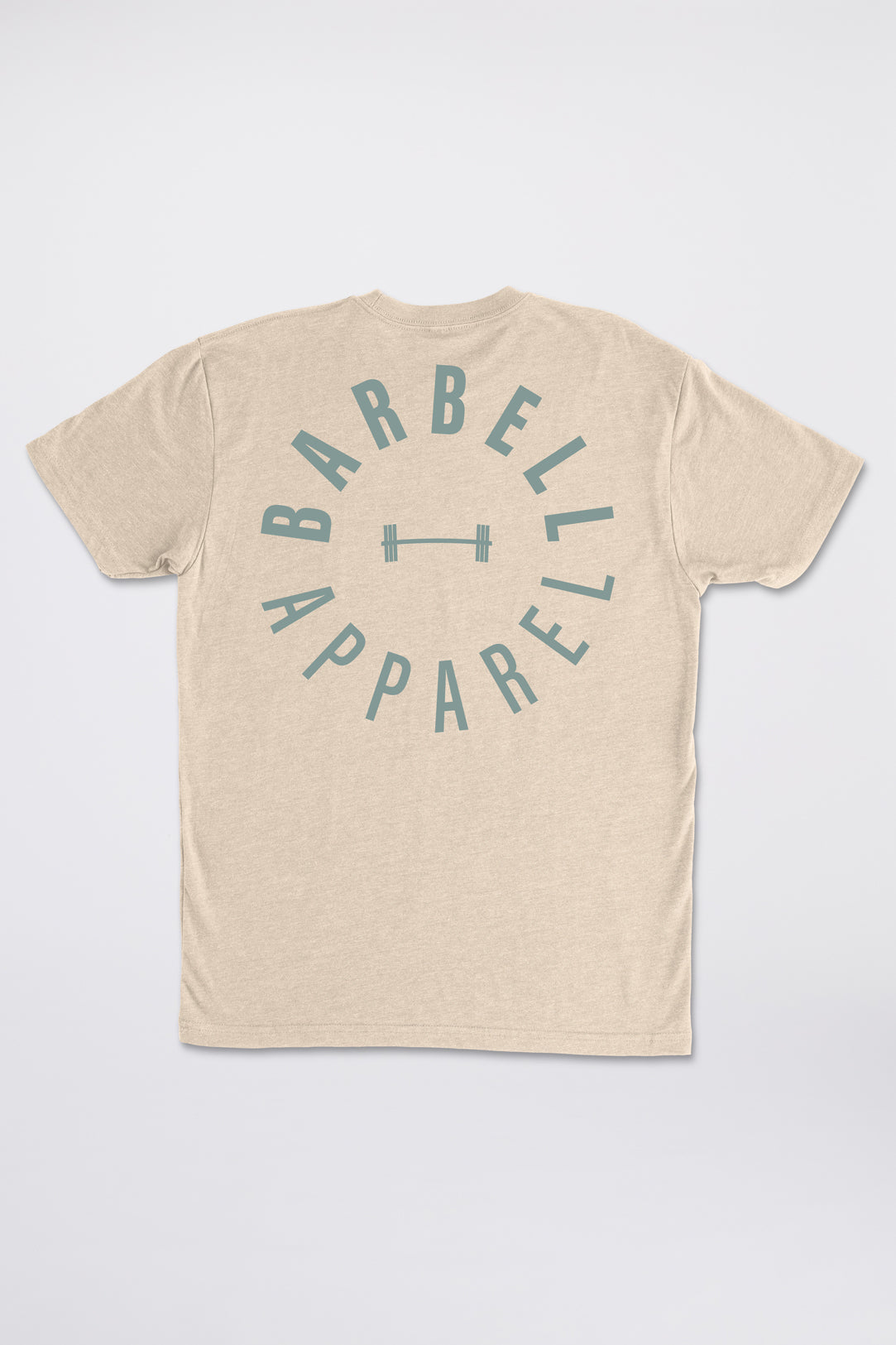 Full Circle Tee - Cream - photo from back flat lay #color_cream