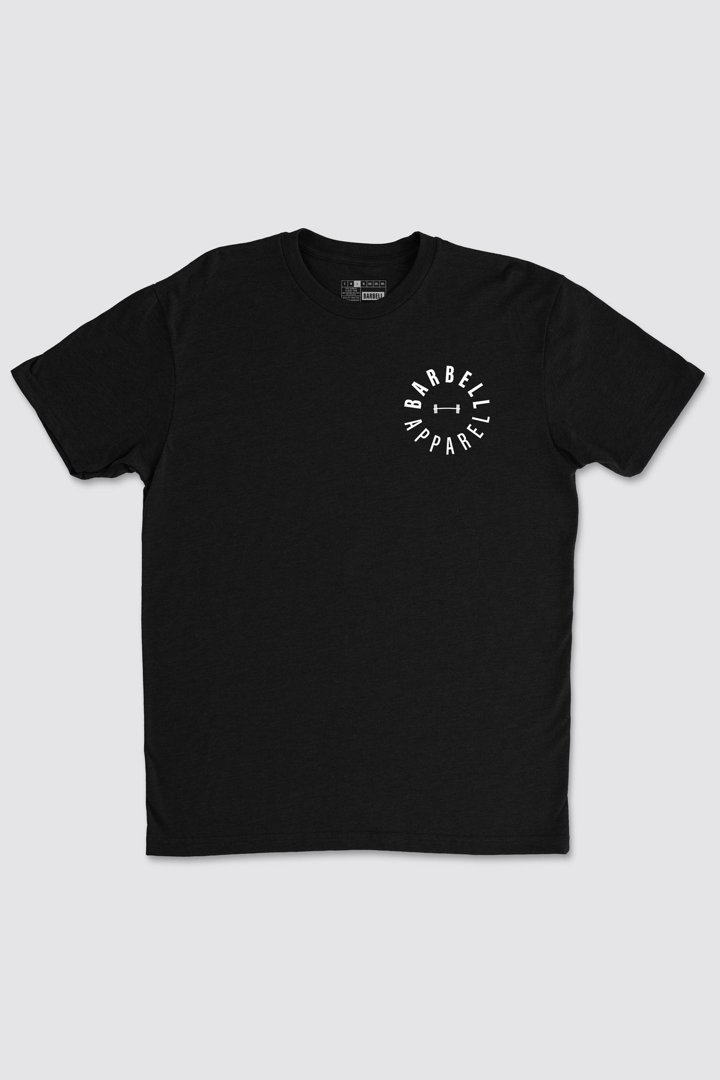 Full Circle Tee - Black - photo from back flat lay #color_black
