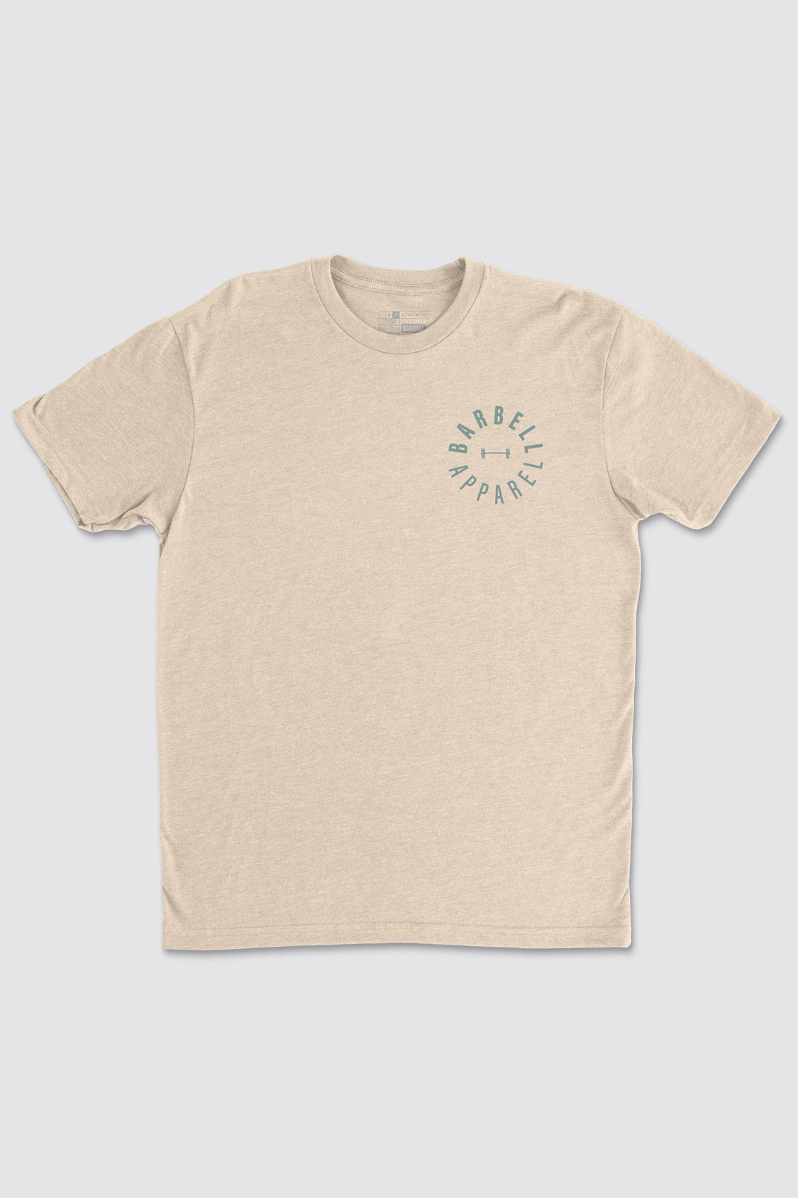 Full Circle Tee - Cream - photo from front flat lay #color_cream