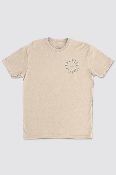 Full Circle Tee - Cream - photo from front flat lay #color_cream