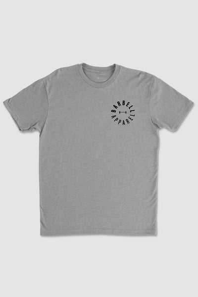 Full Circle Tee - Gray - photo from front flat lay #color_gray