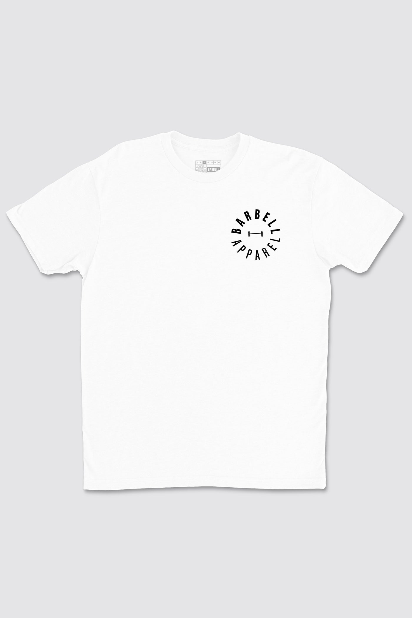 Full Circle Tee - White - photo from front flat lay #color_white