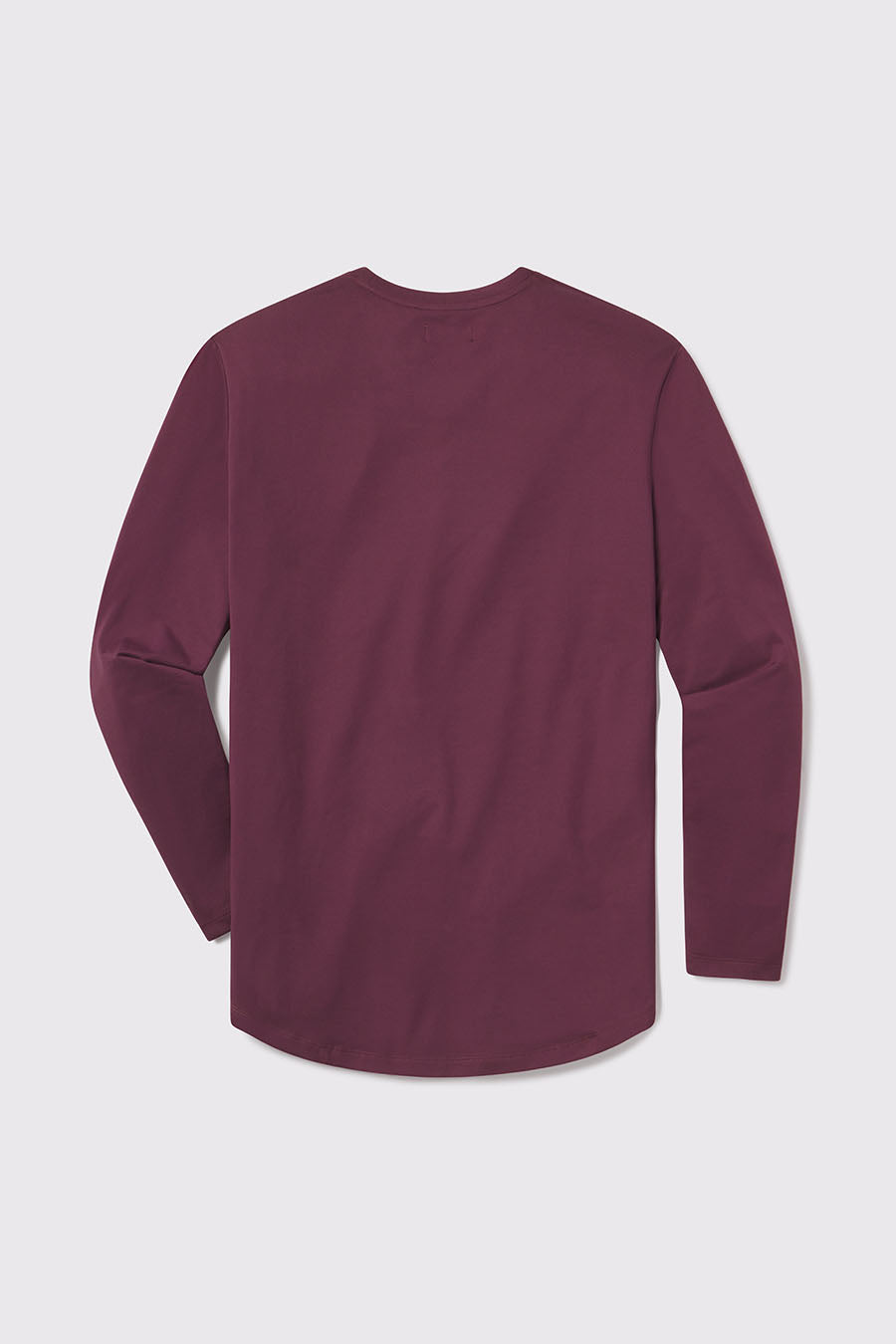 Havok Long Sleeve - Currant - photo from back flat lay #color_currant
