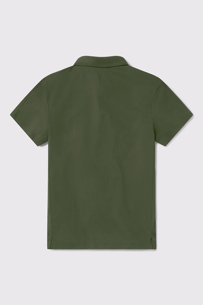 Havok Polo -Sage - photo from back flat lay #color_sage