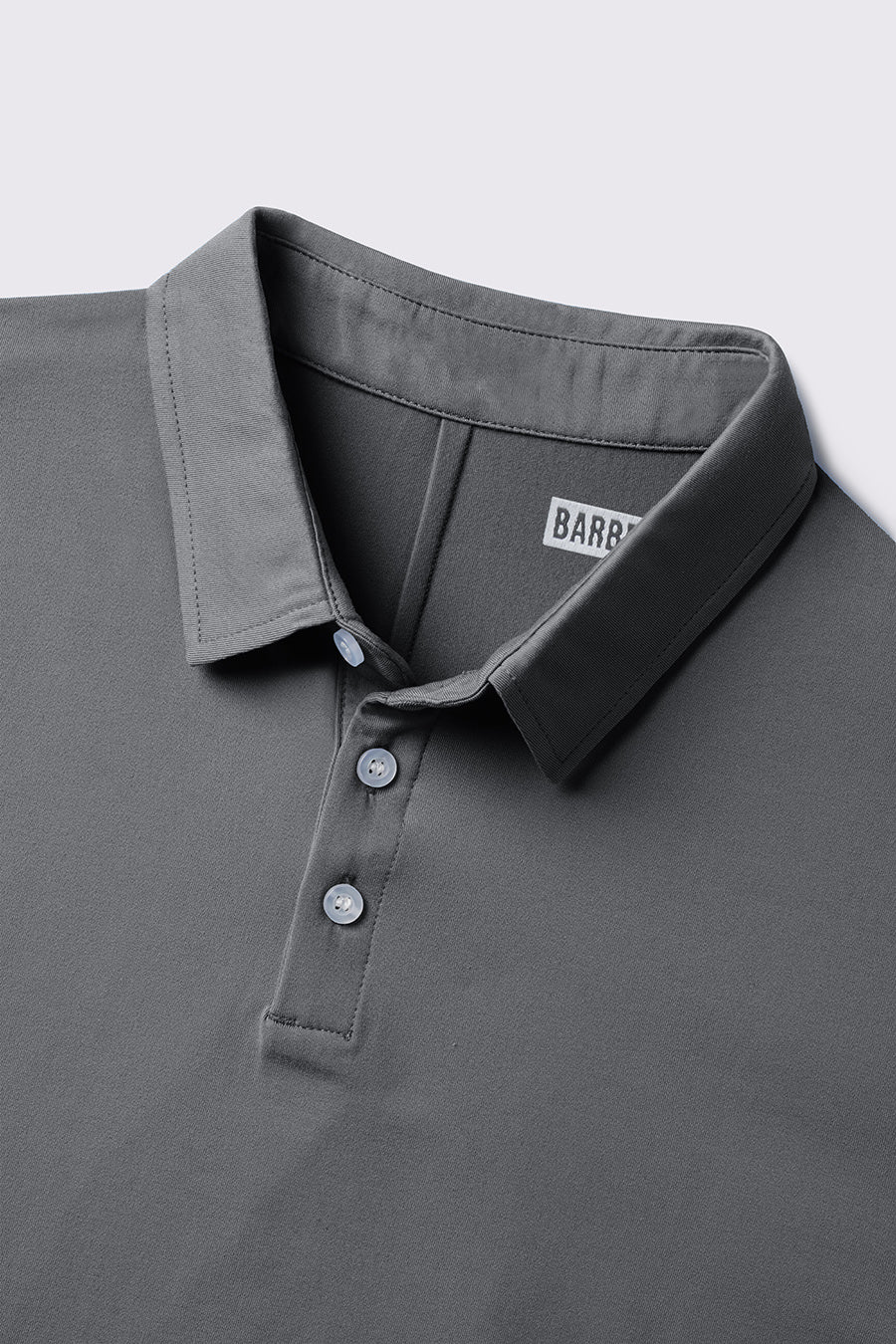 Havok Polo -Gray - photo from front button detail #color_gray