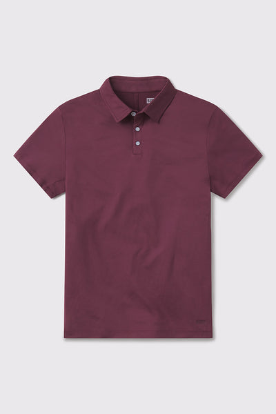 Havok Polo -Currant - photo from front flat lay #color_currant