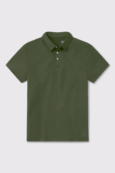 Havok Polo -Sage - photo from front flat lay #color_sage