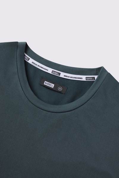 Havok Short Sleeve - Slate - photo from collar detail #color_mountain-blue