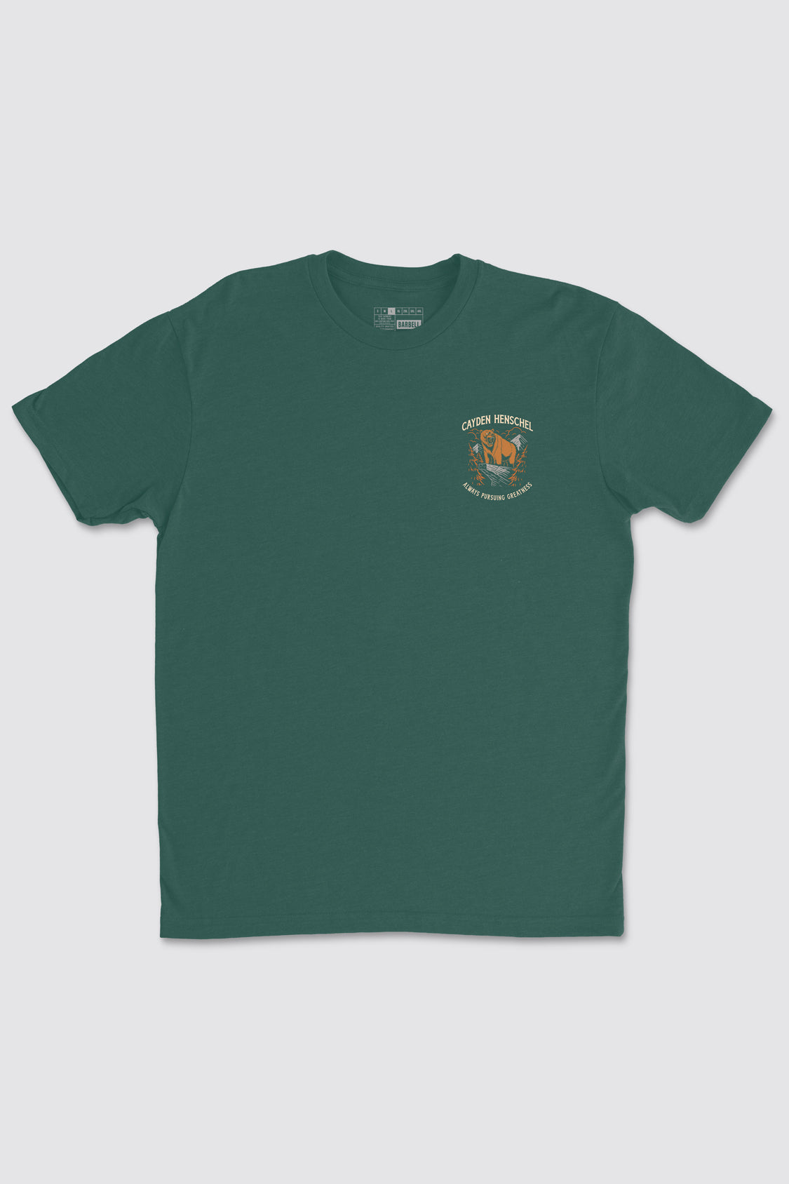 Henschel Kodiak Tee -Forest - photo from front flat lay #color_forest