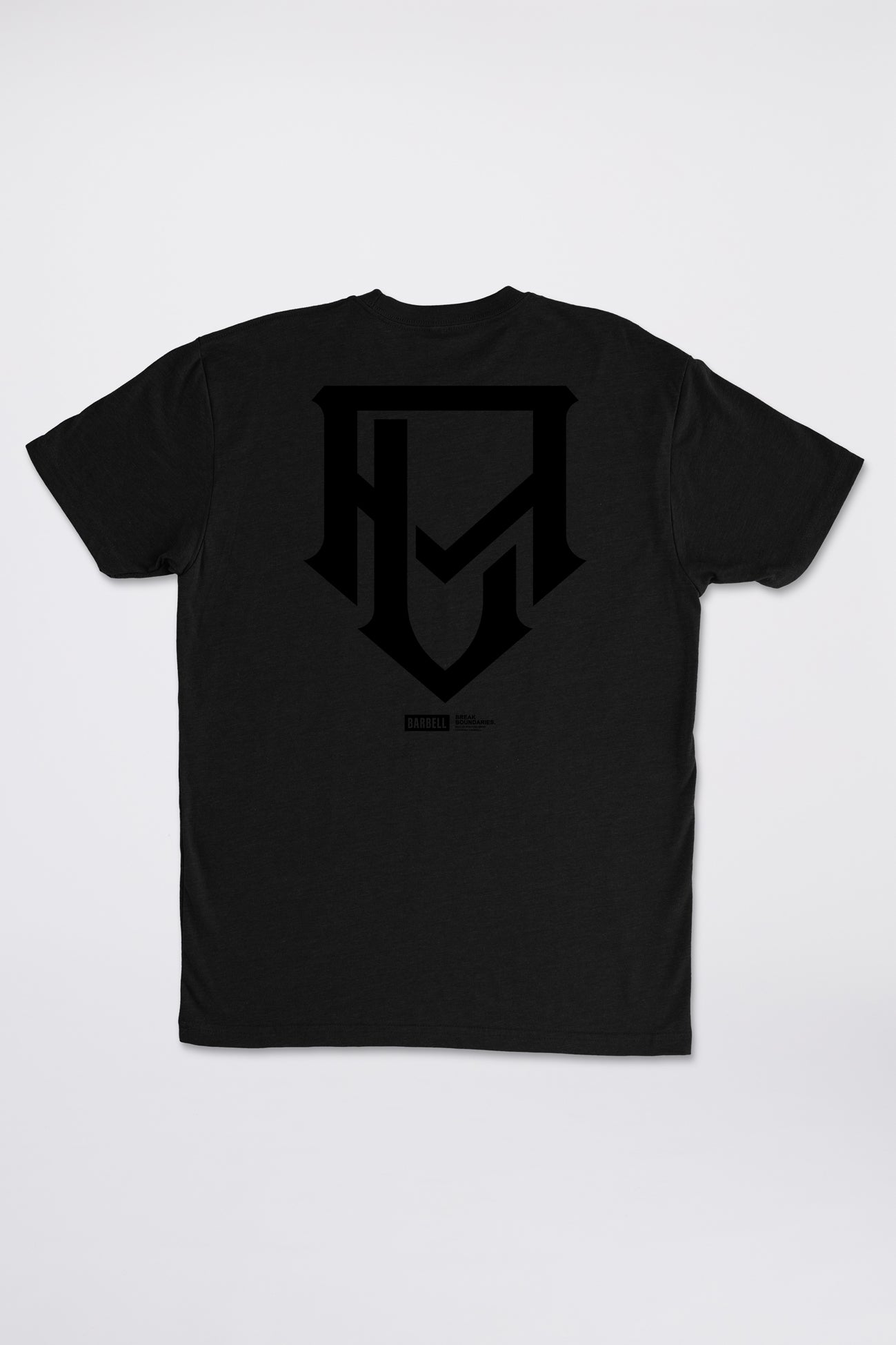 Leonidas Insignia Tee - Blackout - photo from back flat lay #color_black