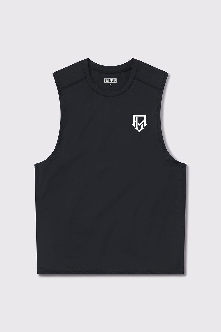 Ultralight Muscle Tank - Black - photo from front flat lay #color_black