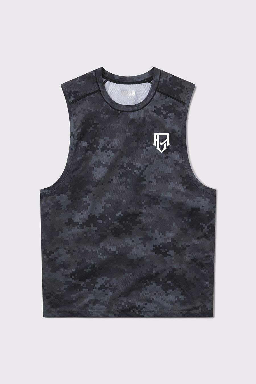 Ultralight Muscle Tank - Blackout - photo from front flat lay #color_blackout