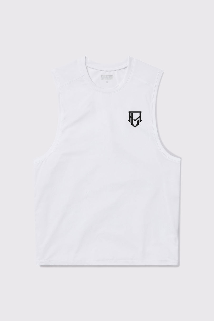 Ultralight Muscle Tank - White - photo from front flat lay #color_white