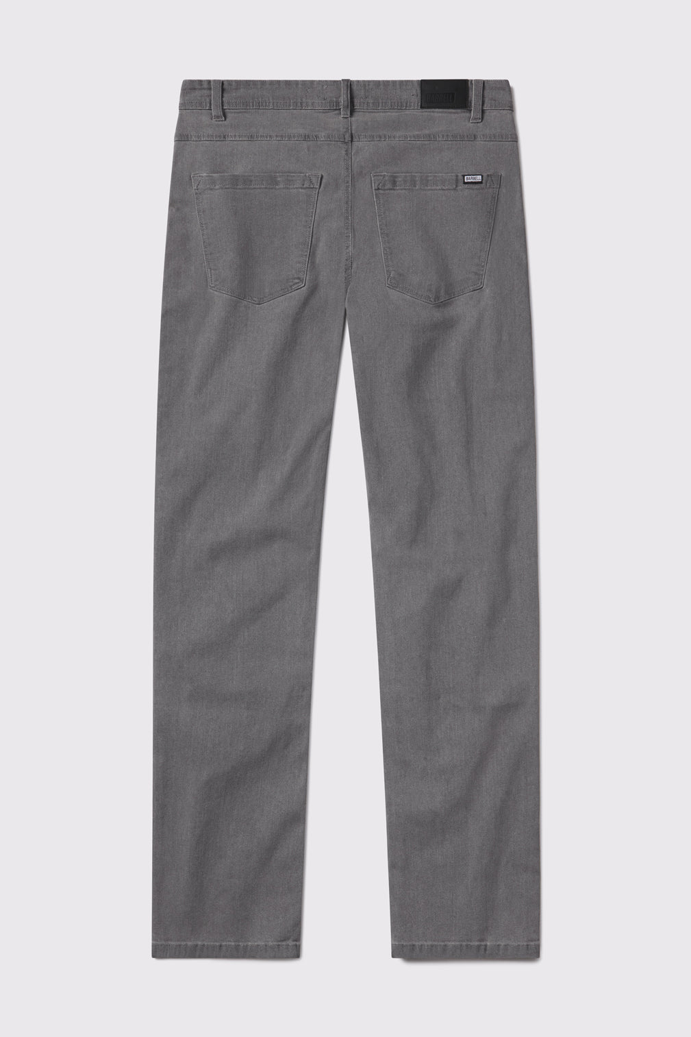 Mens Relaxed Athletic Fit Jeans 2.0 -Cement - photo from back flat lay #color_cement