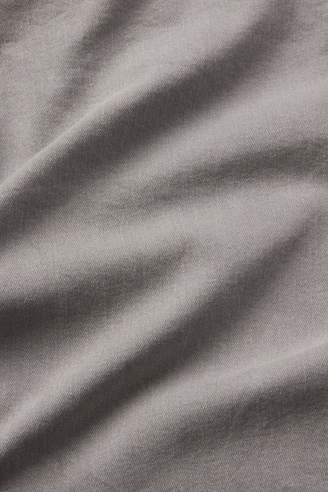 Mens Slim Athletic Fit Jeans 2.0 -Cement - photo from fabric detail #color_cement