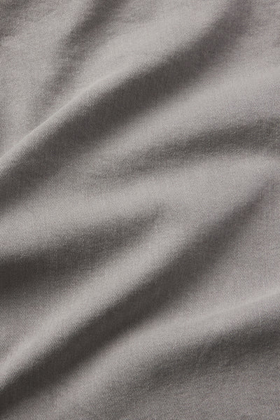 Mens Slim Athletic Fit Jeans 2.0 -Cement - photo from fabric detail #color_cement