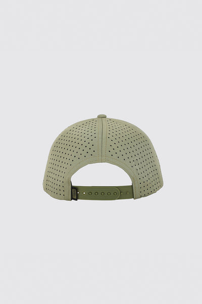 Monogram Mesh Snapback Hat - Olive - photo from back #color_olive-monogram