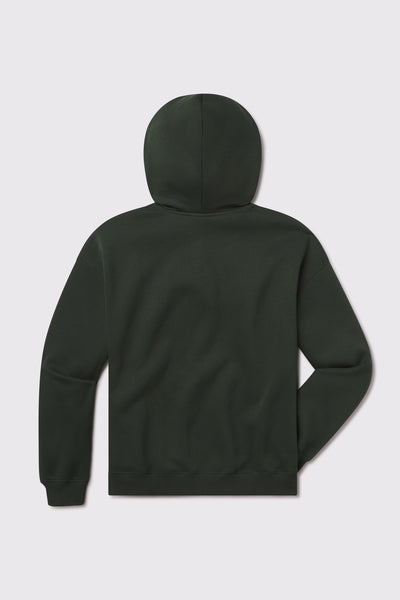 Monogram Heavy Hoodie - Forest - photo from front flat lay #color_forest