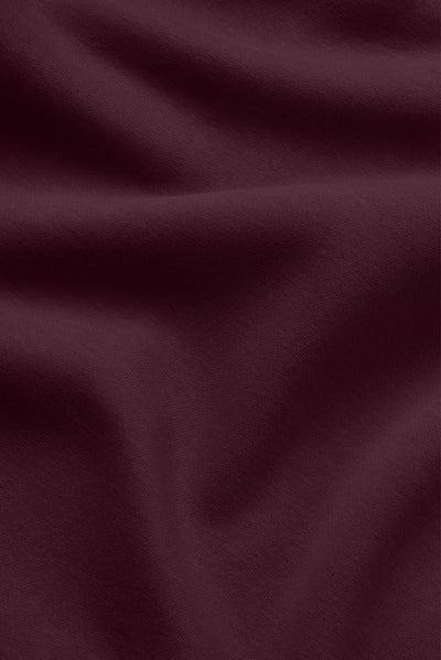 Monogram Heavy Hoodie - Maroon - photo from fabric detail #color_maroon
