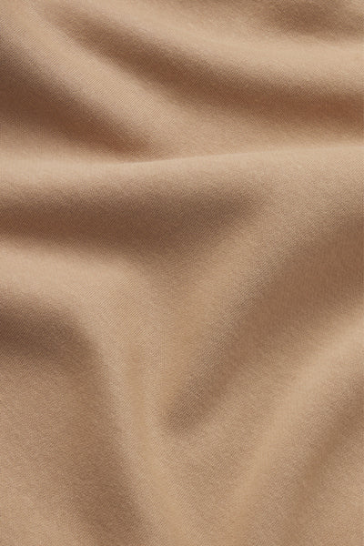 Monogram Heavy Hoodie - Sand - photo from fabric detail #color_sand